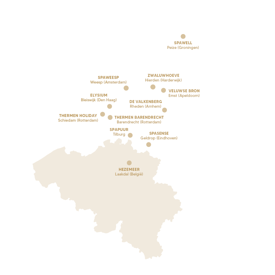 BW Landkaart resorts Nederland + Belgie v3